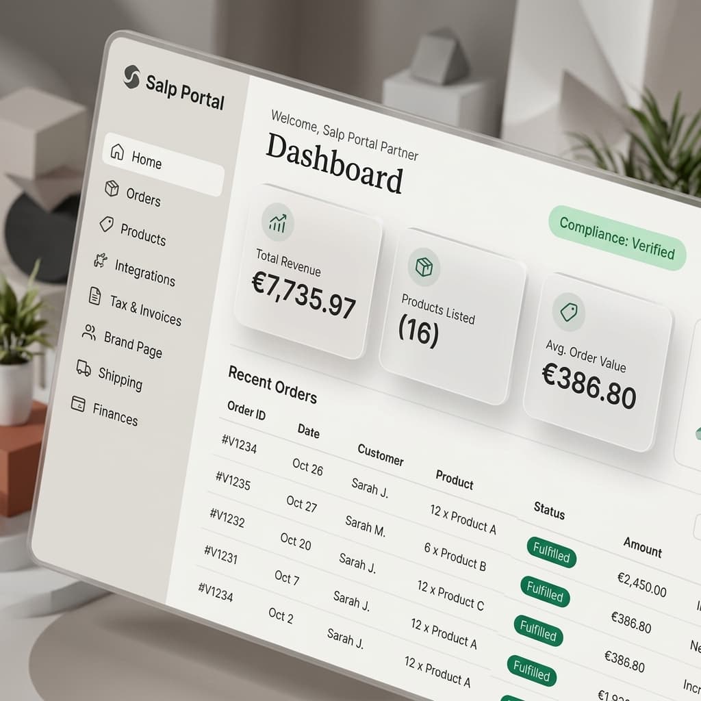 Salp Portal Dashboard Illustration